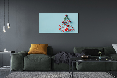 Leinwandbilder Geschenk kugeln Süßigkeiten Dekorationen