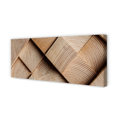 Leinwandbilder Knoten der Holzmaserung