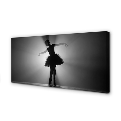 Leinwandbilder grauer Hintergrund Ballerina