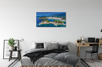 Leinwandbilder Stadt des Meeres Panorama Griechenland