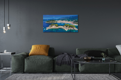 Leinwandbilder Stadt des Meeres Panorama Griechenland