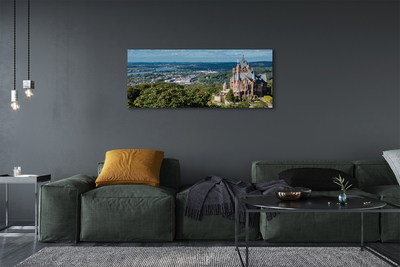 Leinwandbilder Deutschland Panorama der Burg der Stadt