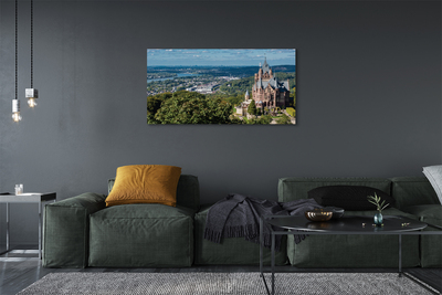 Leinwandbilder Deutschland Panorama der Burg der Stadt
