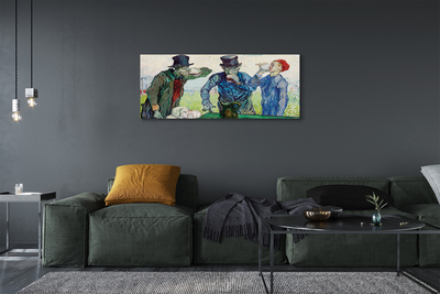 Leinwandbilder Männer Sitzung Kunst