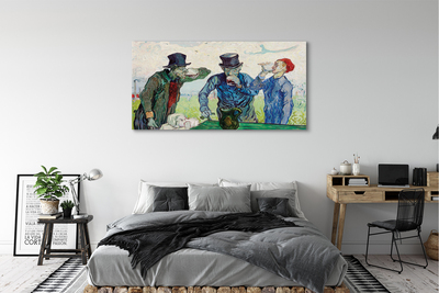 Leinwandbilder Männer Sitzung Kunst