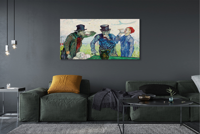 Leinwandbilder Männer Sitzung Kunst
