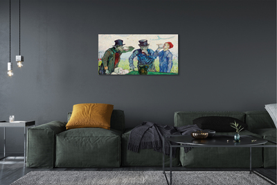 Leinwandbilder Männer Sitzung Kunst