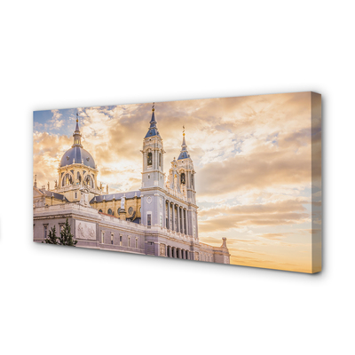 Leinwandbilder Spanien Kathedrale Sonnenuntergang