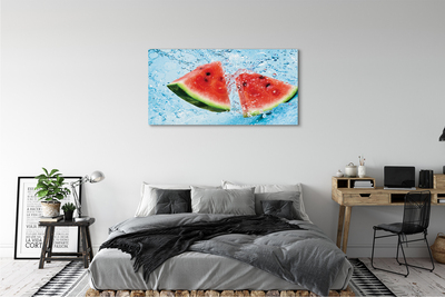 Leinwandbilder Wassermelone Wasser