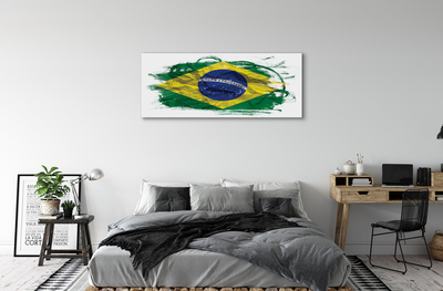 Leinwandbilder Brasilien-Flagge