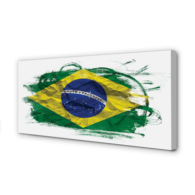 Leinwandbilder Brasilien-Flagge