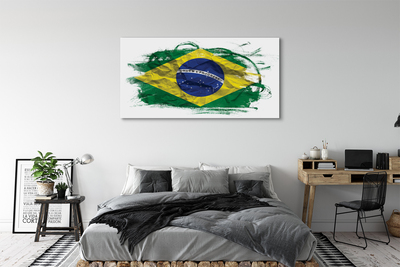 Leinwandbilder Brasilien-Flagge