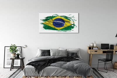 Leinwandbilder Brasilien-Flagge