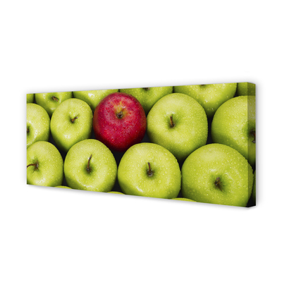 Leinwandbilder Die grüne und rote Äpfel