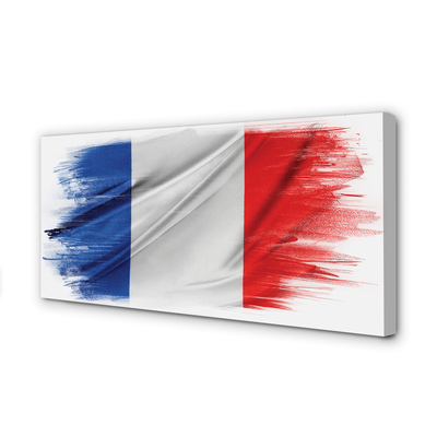 Leinwandbilder die Flagge von Frankreich