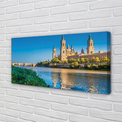 Leinwandbilder Spanien Kathedrale des Flusses