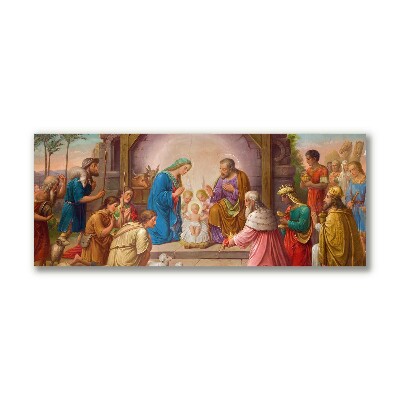 Canvas Kunstdruck Stabiles Weihnachten Jesus