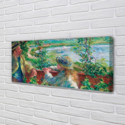 Leinwandbilder Kunst Treffen in der Nähe von See