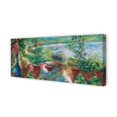 Leinwandbilder Kunst Treffen in der Nähe von See