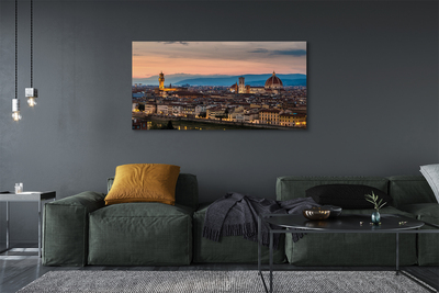 Leinwandbilder Italien Panorama Kathedrale Berge