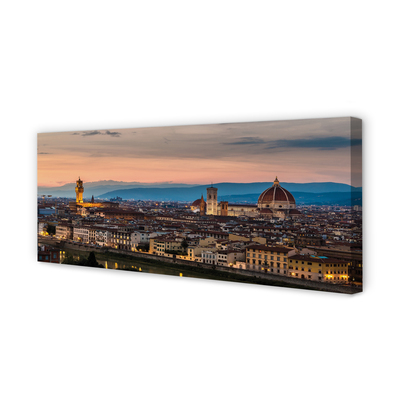 Leinwandbilder Italien Panorama Kathedrale Berge