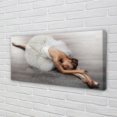 Leinwandbilder Weiß Ballerinakleid Frau