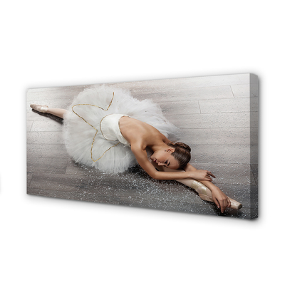 Leinwandbilder Weiß Ballerinakleid Frau