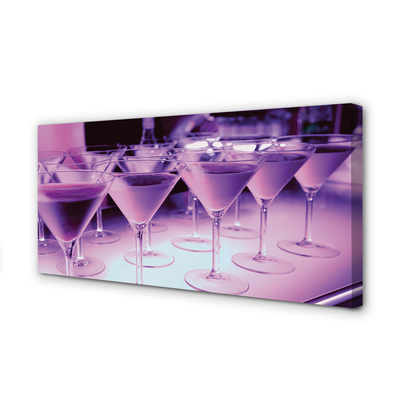 Leinwandbilder Cocktails in Gläsern