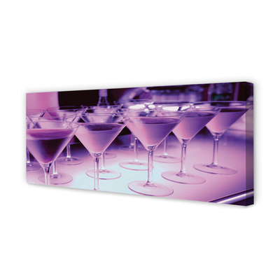 Leinwandbilder Cocktails in Gläsern