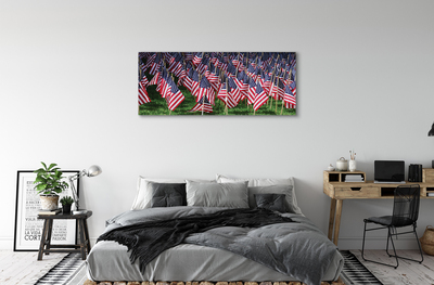 Leinwandbilder USA flags