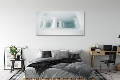 Leinwandbilder Weiß 3D-Unterstützung
