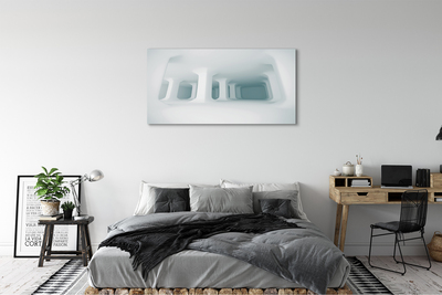 Leinwandbilder Weiß 3D-Unterstützung