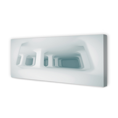 Leinwandbilder Weiß 3D-Unterstützung