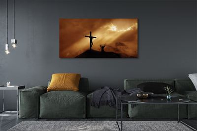 Leinwandbilder Jesus-Kreuz-Licht