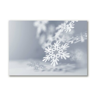 Canvas Kunstdruck Snowflake Weihnachtsdekoration