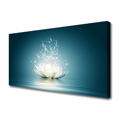 Canvas Kunstdruck Lotosblume Blüte Pflanzen