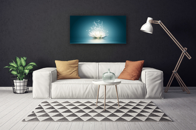 Canvas Kunstdruck Lotosblume Blüte Pflanzen