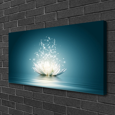 Canvas Kunstdruck Lotosblume Blüte Pflanzen