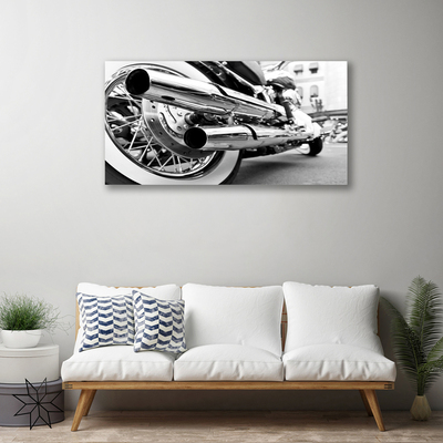 Canvas Kunstdruck Motorrad Kunst