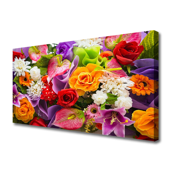 Canvas Kunstdruck Blumen Pflanzen