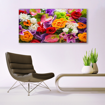 Canvas Kunstdruck Blumen Pflanzen