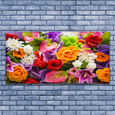 Canvas Kunstdruck Blumen Pflanzen