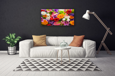 Canvas Kunstdruck Blumen Pflanzen