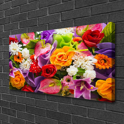 Canvas Kunstdruck Blumen Pflanzen