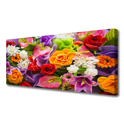 Canvas Kunstdruck Blumen Pflanzen