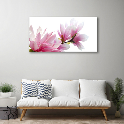 Canvas Kunstdruck Magnolienblüten Pflanzen