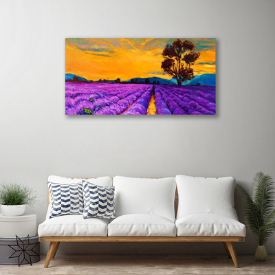 Canvas Kunstdruck Feld Landschaft