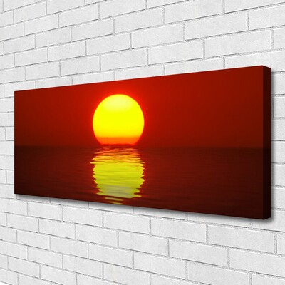 Canvas Kunstdruck Sonnenuntergang Meer Landschaft