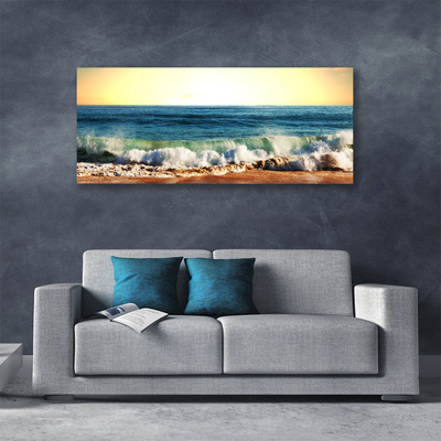 Canvas Kunstdruck Meer Strand Landschaft