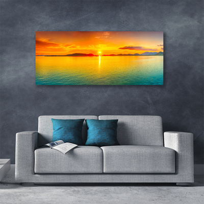 Canvas Kunstdruck Meer Sonne Landschaft